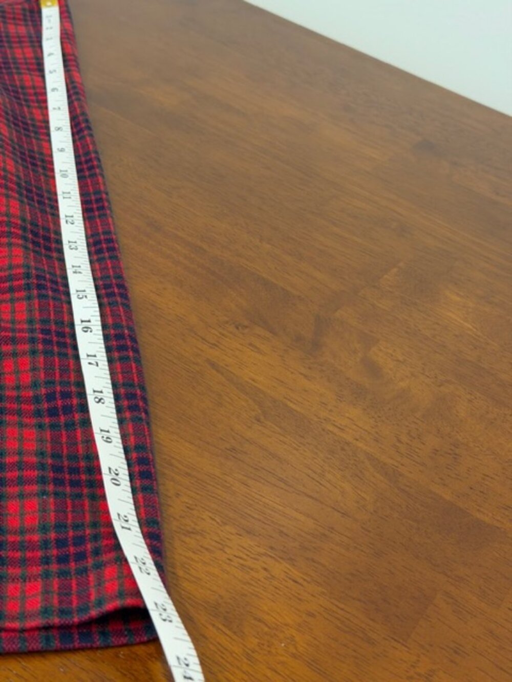 Land’s End Plaid Red Zipper Cotton Top Size L. - Picture 12 of 13